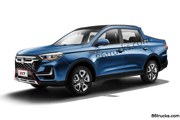 Sinotruk V7X Elite Edition 2.0T Gasoline 225hp Front-Wheel Drive Double Row Pickup (China VI) Exterior (2) | 86Trucks