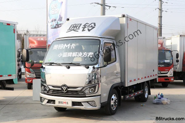 Foton Aoling M Card 122hp 4X2(6 wheels) 3.7m Single Row Van Light Truck (China VI) Exterior (3) | 86Trucks