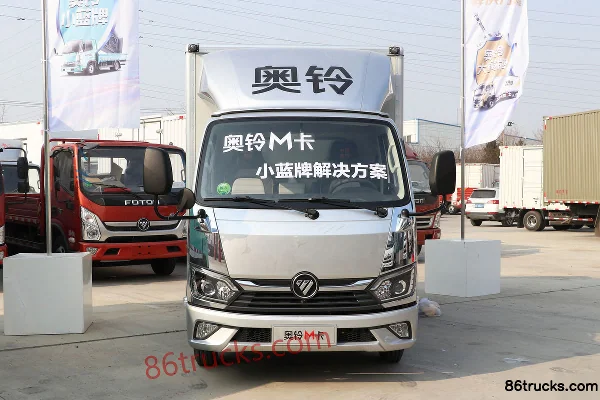 Foton Aoling M Card 122hp 4X2(6 wheels) 3.7m Single Row Van Light Truck (China VI) Exterior (2) | 86Trucks