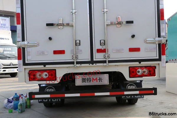 Foton Aoling M Card 122hp 4X2(6 wheels) 3.7m Single Row Van Light Truck (China VI) Body (3) | 86Trucks
