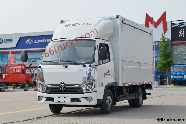 Foton Ollin M 122 ch 4X2(6 roues) petit camion fourgon à cabine simple 3,7 m (China VI) Extérieur (3) | 86Trucks