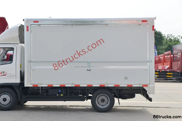 Foton Ollin M 122 ch 4X2(6 roues) petit camion fourgon à cabine simple 3,7 m (China VI) Carrosserie (2) | 86Trucks
