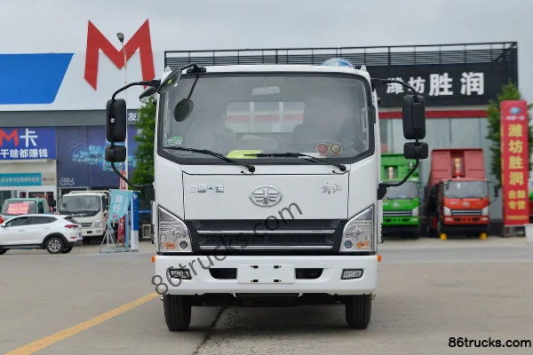 FAW Jiefang Hu VN 130 hp 4X2(6 wheels) 4.2m Single Row Flatbed Light Truck (China VI) Exterior (2) | 86Trucks