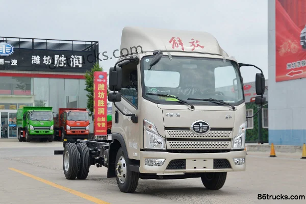 FAW Jiefang Lingtu 150hp 4X2(6 wheels) 4.05m refrigerated truck (China VI) Exterior
