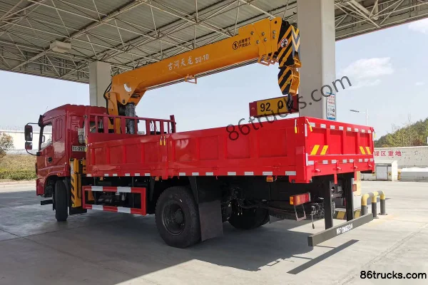 Sanhuan Shitong Haolong 200 ch 4X2(6 roues) camion avec grue auxiliaire Extérieur (3) | 86Trucks