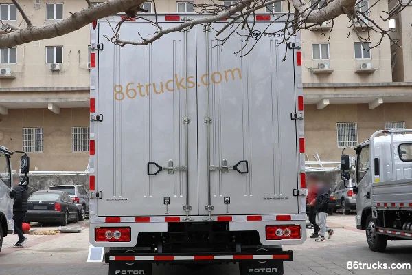 Foton Aumark S1 série Changying Edition 130 ch 4X2(6 roues) 4,14 m camion léger fourgon, cabine simple (China VI) Carrosserie (3) | 86Trucks