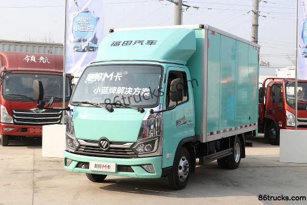 Foton Aoling M Card 132 hp 4X2(6 wheels) 3.815m single-row van light truck (air brake) Exterior (3) | 86Trucks