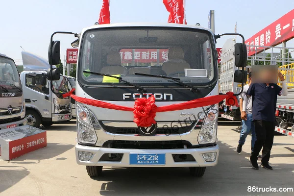 Foton Aoling New Jieyun Climbing Tiger 152hp 4X2(6 wheels) 4.17m single-row flatbed light truck (China VI) Exterior (2) | 86Trucks