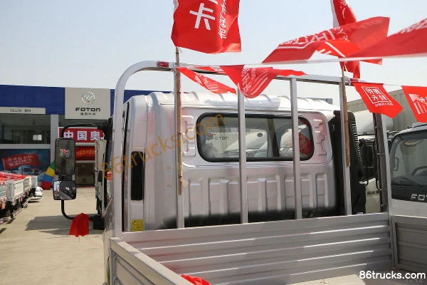 Foton Aoling New Jieyun Climbing Tiger 152hp 4X2(6 wheels) 4.17m single-row flatbed light truck (China VI) Body (2) | 86Trucks