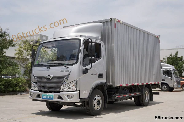 Foton Times Leader G5 Blue Bull King 150hp 4X2(6 wheels) 4.165m Single Row Van Light Truck Exterior (3) | 86Trucks