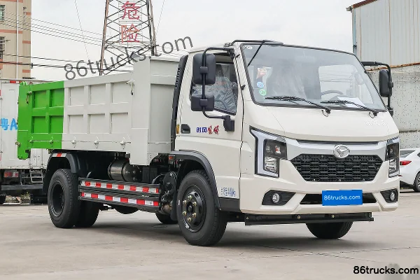 Shifeng Fengshun 130 hp 4X2(6 wheels) Hook Lift Garbage Truck Exterior