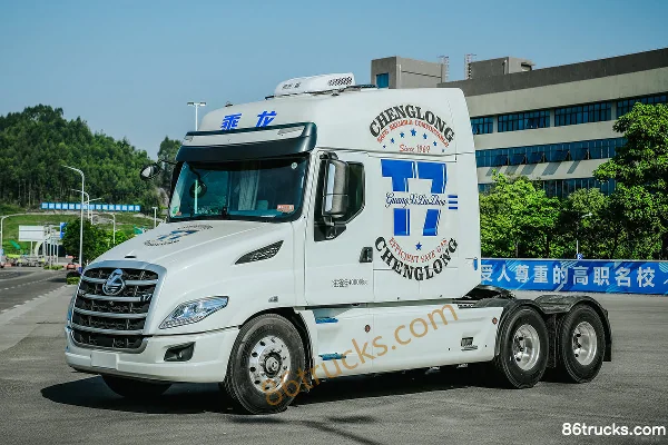 Dongfeng Liuqi Chenglong T7 Flagship Edition 560hp 6X4(10 wheels) Tractor Truck (China VI) (With Hydraulic Retarder) Exterior (3) | 86Trucks