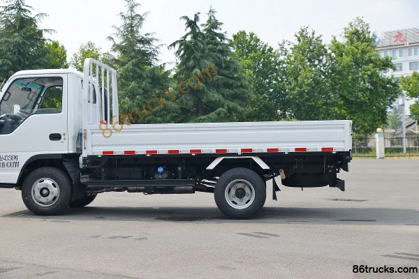 Qingling Lingka Standard Load 127hp 4X2(6 wheels) 4.185m Single Row Flatbed Light Truck (Medium Body) (2) | 86Trucks