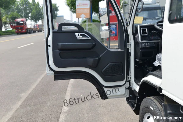 JAC Kangling J5 152 hp 4X2(6 wheels) 3.85m semi-cab flatbed light truck (China VI) (2) | 86Trucks