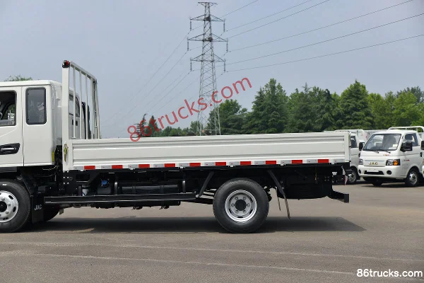 JAC Kangling J5 152 hp 4X2(6 wheels) 3.85m semi-cab flatbed light truck (China VI) Body (2) | 86Trucks