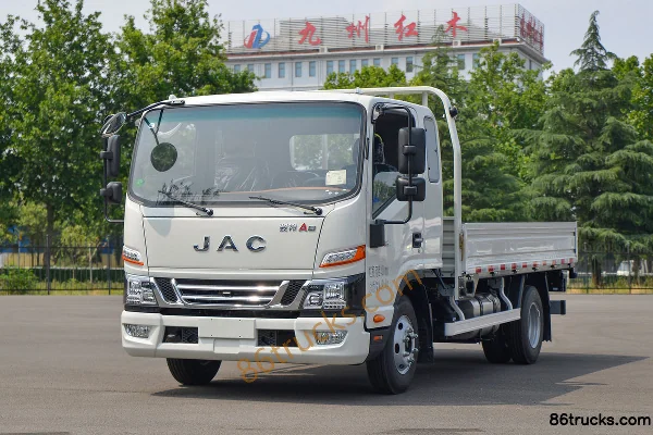 JAC Junling A8 160ch 4X2(6 roues) 3,85m camion plateau cabine demi-avancée (China VI) Extérieur (3) | 86Trucks