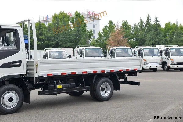 JAC Junling E3 109 ch 4X2(6 roues) camion léger à plateau simple rangée 4,18 m Carrosserie (1) | 86Trucks