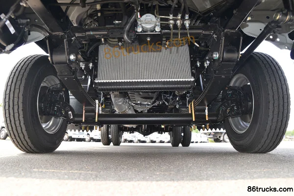 JAC Junling E3 1.8L 130 ch 4X2(6 roues) essence 3,37 m cabine avancée plateau léger (China VI) Châssis (1) | 86Trucks
