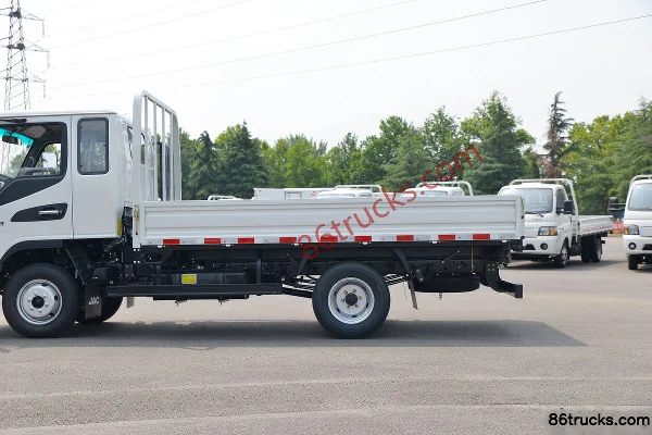 JAC Junling E3 1.8L 130 ch 4X2(6 roues) essence 3,37 m cabine avancée plateau léger (China VI) Carrosserie (2) | 86Trucks