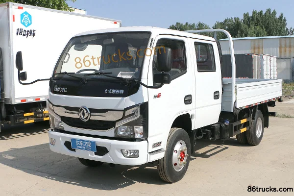 Dongfeng Kaipute K6N Édition Zhiyue 163 ch 4X2(6 roues) camion léger plateau double cabine 3,13 m Extérieur (3) | 86Trucks