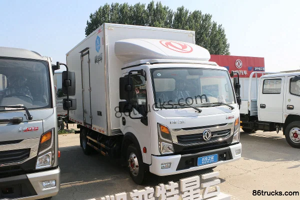 Dongfeng Captain Nebula K6 160hp 4X2(6 wheels) 4.09m single-row refrigerated truck (China VI)(air brake) Exterior