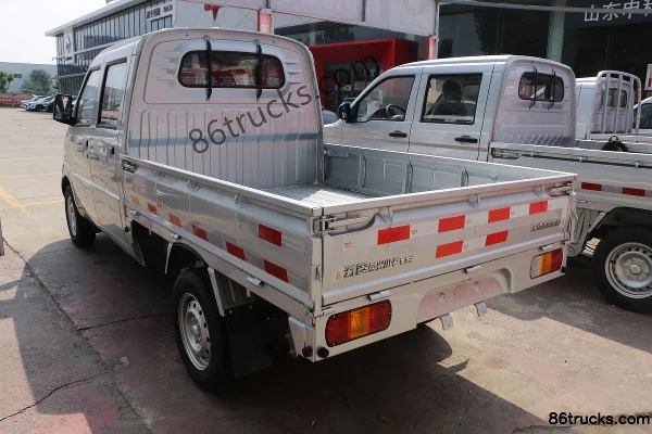 Wuling Rongguang Mini Truck 1.2L 76 hp 4X2(6 wheels) Gasoline 2.08m Double Row Flatbed Mini Truck (China VI) Body (3) | 86Trucks