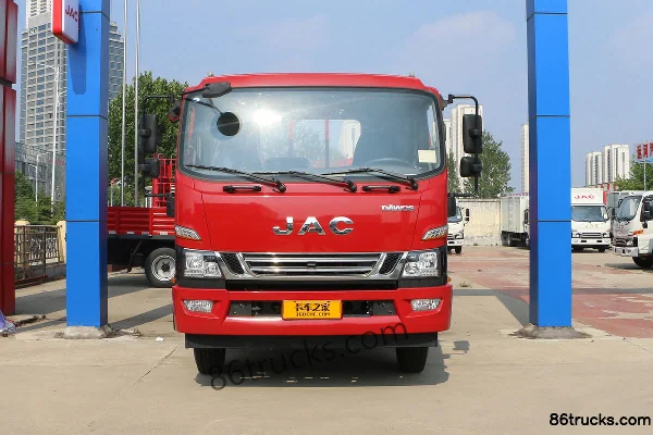 JAC Dewos V8 170hp 4X2(6 wheels) 5m semi-row wing van cargo truck Exterior (2) | 86Trucks