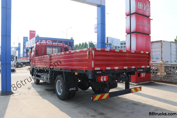 JAC Dewos V8 170hp 4X2(6 wheels) 5m semi-row wing van cargo truck Body (3) | 86Trucks