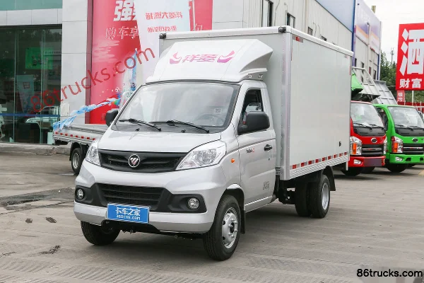 Foton Xiangling V2 1.6L 122hp 4X2(6 wheels) Gasoline 3.3m Single Row Van Mini Truck (China VI) Exterior (3) | 86Trucks