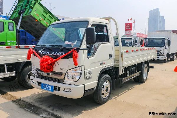Foton Xiaoyun S1 115hp 4X2(6 wheels) 3.67m single-row flatbed light truck (China VI) Exterior (3) | 86Trucks