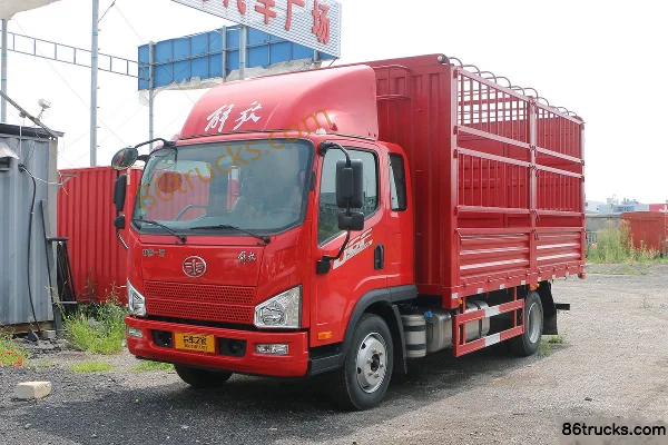 FAW Jiefang J6F Wide Body 160hp 4X2(6 wheels) 4.78m Semi-row Stake Light Truck Exterior (3) | 86Trucks