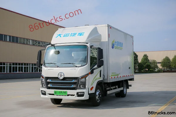 Dayun Xianglong 4,5T 4,12 m cabine simple fourgon électrique pur 81,14 kWh 4X2(6 roues) Extérieur (3) | 86Trucks