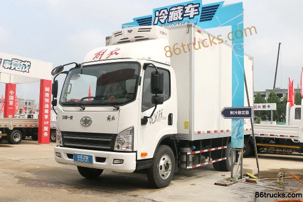 FAW Jiefang Hu VN 130hp 4X2(6 wheels) 4.13m Refrigerated Truck Exterior (3) | 86Trucks