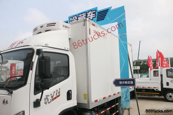 FAW Jiefang Hu VN 130hp 4X2(6 wheels) 4.13m Refrigerated Truck Body (2) | 86Trucks