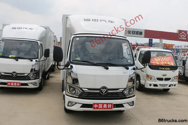 Foton Aoling M Card 132 hp 4X2(6 wheels) 4.17m Single-row Box Small Truck (Air Brake) Exterior (2) | 86Trucks