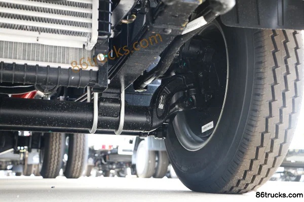 Foton Aoling M Card 132 hp 4X2(6 wheels) 4.17m Single-row Box Small Truck (Air Brake) Chassis (3) | 86Trucks