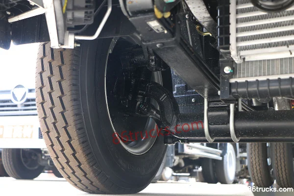 Foton Aoling M Card 132 hp 4X2(6 wheels) 4.17m Single-row Box Small Truck (Air Brake) Chassis (2) | 86Trucks