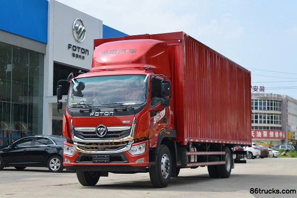 Foton Aoling Bumblebee 220 hp 4X2(6 wheels) 9.78m wing-opening van cargo truck Exterior (3) | 86Trucks