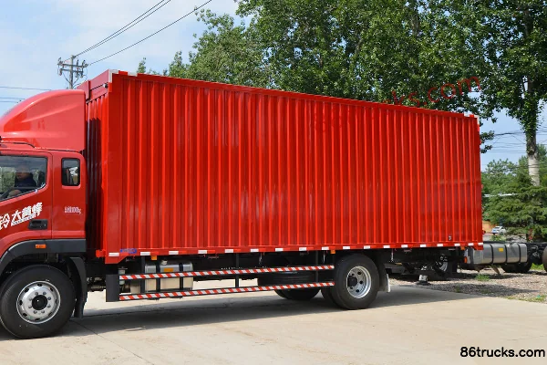 Foton Aoling Bumblebee 220 hp 4X2(6 wheels) 9.78m wing-opening van cargo truck Body (1) | 86Trucks