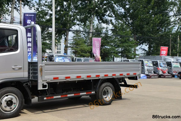 Foton Aumark X 122 hp 4X2(6 wheels) 3.7m single-row flatbed light truck (China VI) Body (1) | 86Trucks