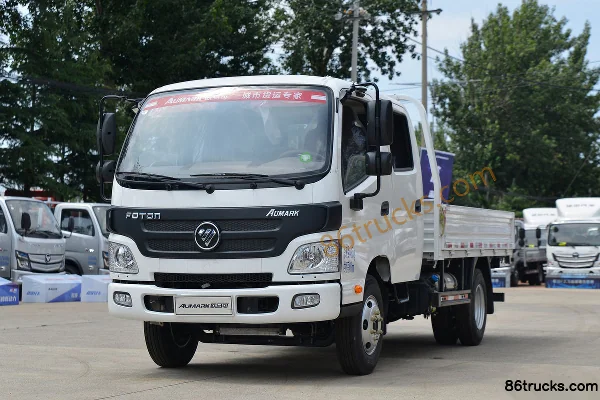 Foton Aumark 1 Series 127 hp 4X2(6 wheels) 3.22m Double Row Flatbed Light Truck (China VI) Exterior (3) | 86Trucks