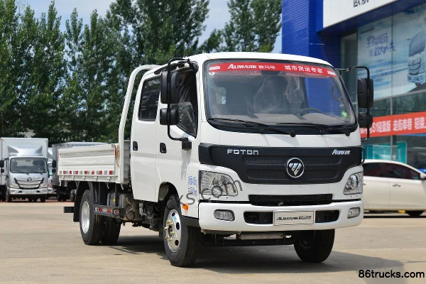 Foton Aumark 1 Series 127 hp 4X2(6 wheels) 3.22m Double Row Flatbed Light Truck (China VI) Exterior