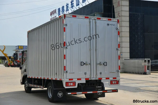 Foton Yutu II 152 hp 4X2(6 wheels) 4.14m AMT Automatic Single Row Van Light Truck (China VI) Body (3) | 86Trucks