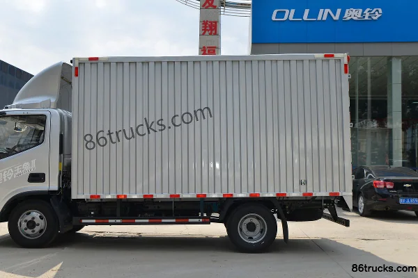 Foton Yutu II 152 hp 4X2(6 wheels) 4.14m AMT Automatic Single Row Van Light Truck (China VI) Body (2) | 86Trucks