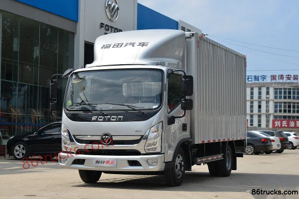 Foton Yutu II 152 hp 4X2(6 wheels) 4.14m AMT Automatic Single Row Van Light Truck (China VI) Exterior (3) | 86Trucks