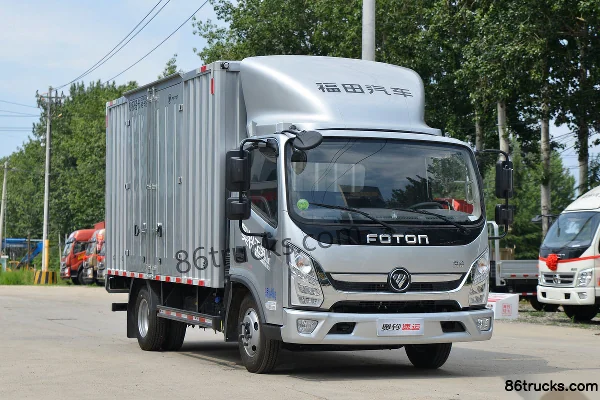 Foton Yutu II 152 hp 4X2(6 wheels) 4.14m AMT Automatic Single Row Van Light Truck (China VI) Exterior