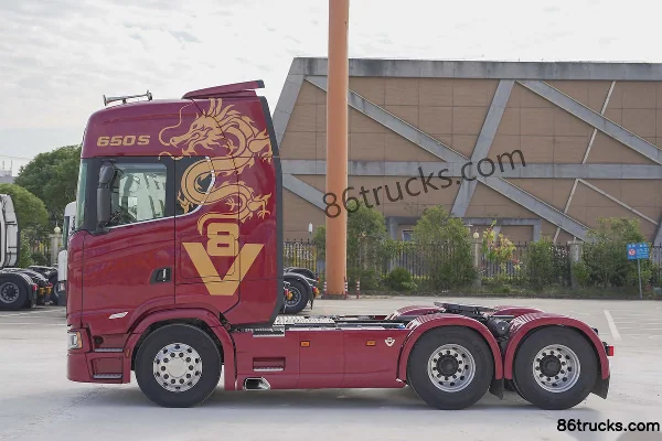 Scania S-Series 650 hp 6X2(8 wheels) AMT Automatic Tractor Truck (Model S 650 6x2) Exterior (3) | 86Trucks