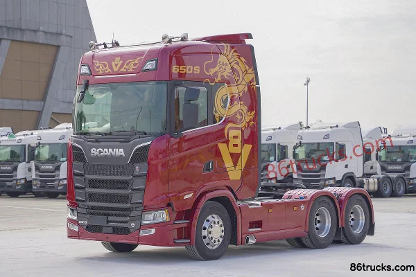 Scania S-Series 650 hp 6X2(8 wheels) AMT Automatic Tractor Truck (Model S 650 6x2) Exterior