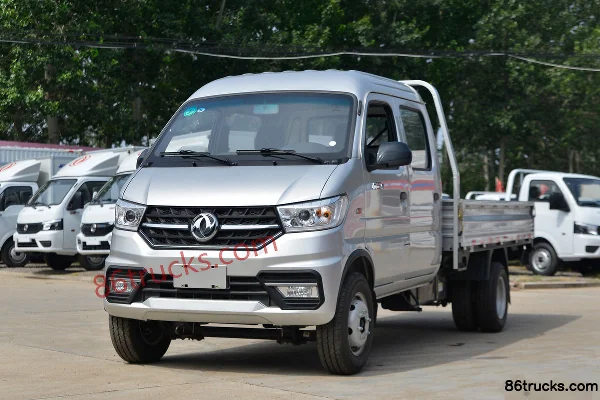 Dongfeng T3 (formerly Xiaobawang W) 1.5L 113 hp 4X2(6 wheels) Gasoline 3.05m Double Row Flatbed Micro Truck (China VI) Exterior (3) | 86Truc