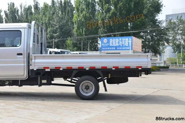 Dongfeng T3 (formerly Xiaobawang W) 1.5L 113 hp 4X2(6 wheels) Gasoline 3.05m Double Row Flatbed Micro Truck (China VI) Body (2) | 86Trucks